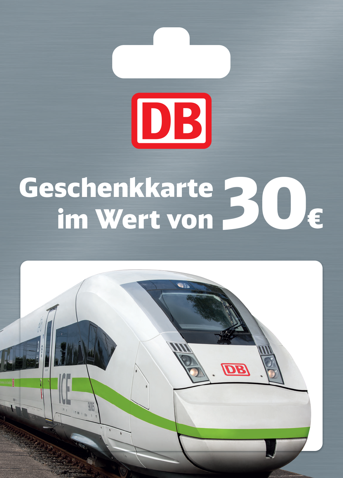 30€ Geschenkkarte der Deutschen Bahn für 26€ zzgl. VSK