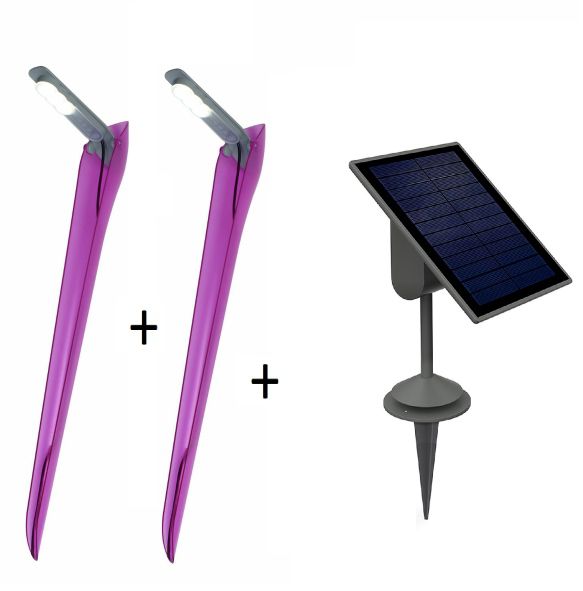 Lutec Sun Connect Flame Set aus 2 Leuchten & Solarpanel für 14,99€ (statt 30€)