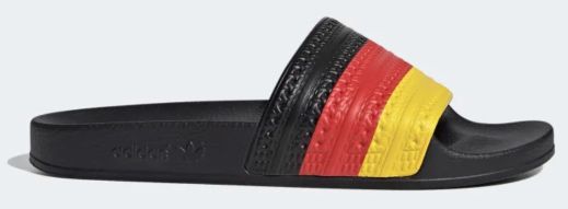 adidas adilette red/core black/yellow Deutschland für 17,15€ (statt 25€)