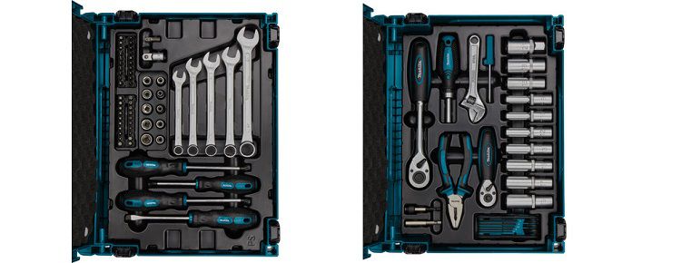 Makita E 11542 Handwerkzeugset im MAKPAC mit 87 Teile für 118,90€ (statt 168€)