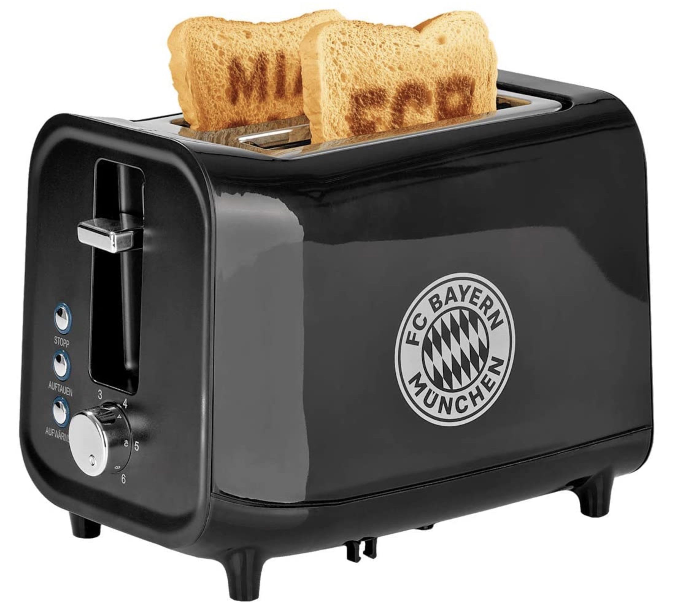 FC Bayern Sound Toaster mit FCB und Mia san Mia Branding für 27,89€ (statt 35€)