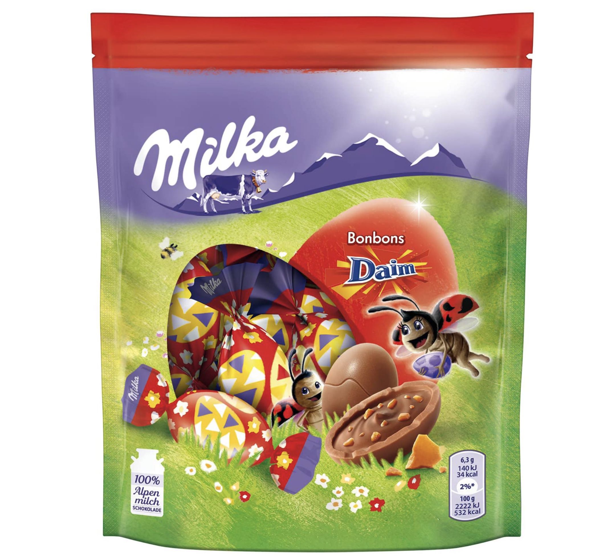 Milka Bonbons mit Daim Stückchen für 1,50€ (statt 3€)   Prime