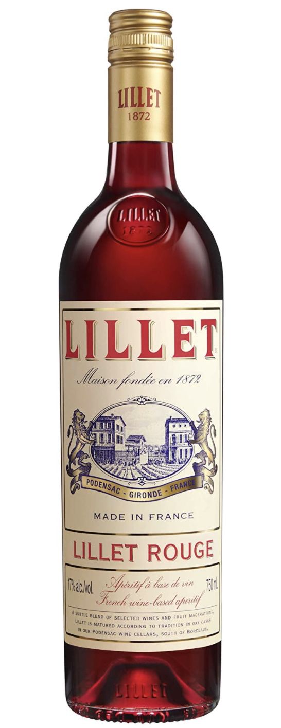 Lillet Rouge französischer Weinaperitif mit frischer Orange für 10,73€ (statt 19€)