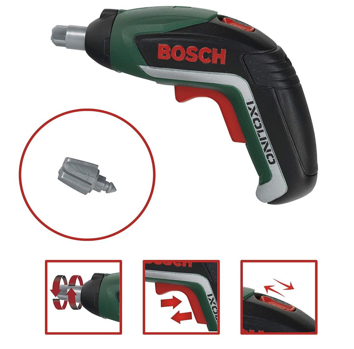 Theo Klein 8609 Bosch Werkzeugbox mit Akkuschrauber Ixolino für 12,58€ (statt 20€)