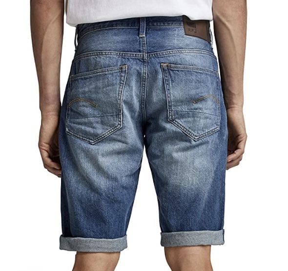 G STAR RAW Herren 3301 Jeans Shorts in Regular Fit für 21€ (statt 45€)   Prime