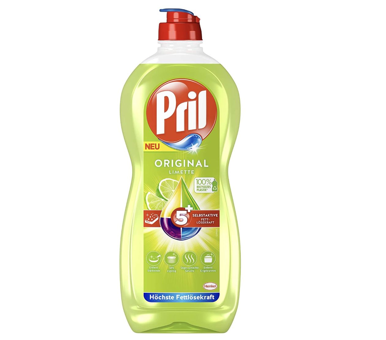 Pril 5 Plus Original Limette 675ml Handgeschirrspülmittel für 0,79€   Prime Sparabo