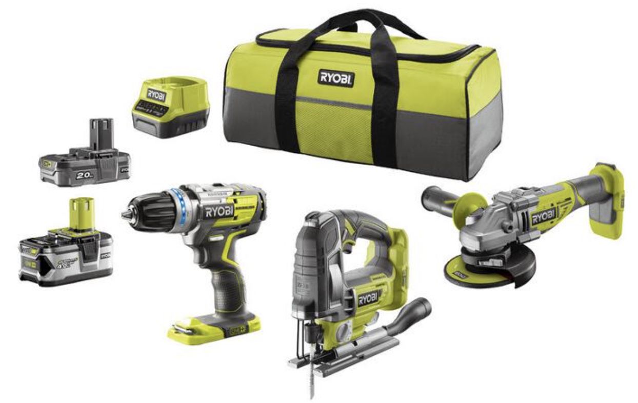 Ryobi One+ R18CK3BL Akku Maschinen Set für 383,99€ (statt 420€)