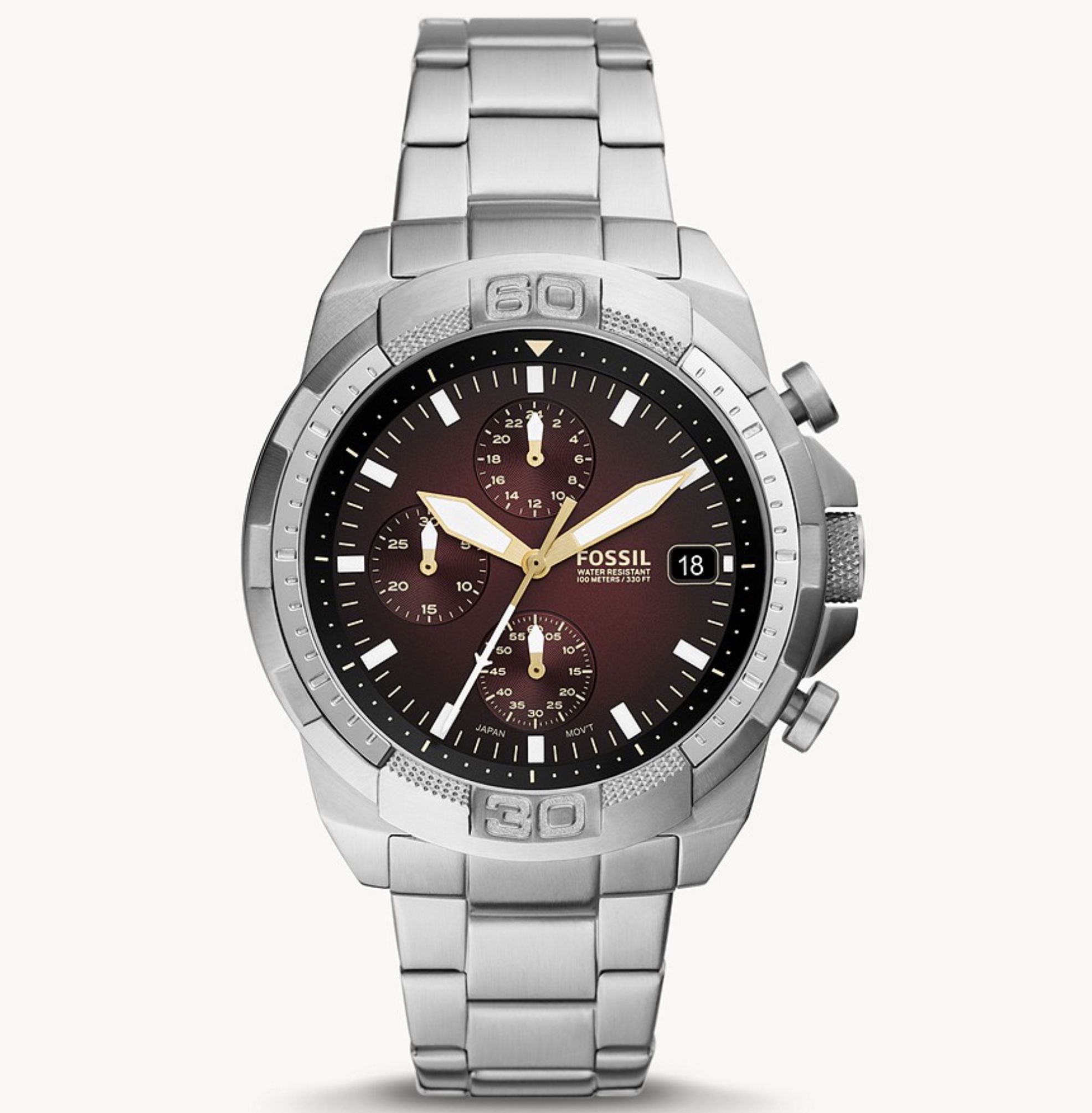 Fossil FS5878 Chronograph Bronson in 44mm für 72,80€ (statt 125€)