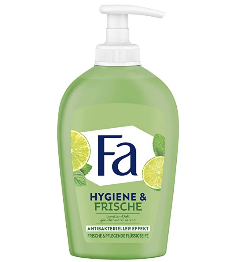 Fa Hygiene & Frische Flüssigseife mit dem erfrischenden Duft von Limette für 0,63€   Prime