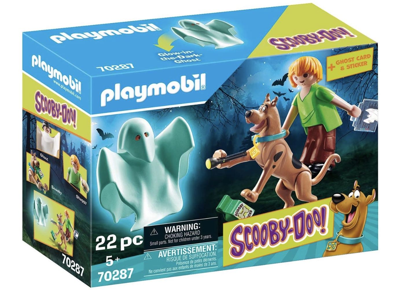 PLAYMOBIL SCOOBY DOO! 70287 Scooby und Shaggy mit Geist für 5,55€ (statt 9€)
