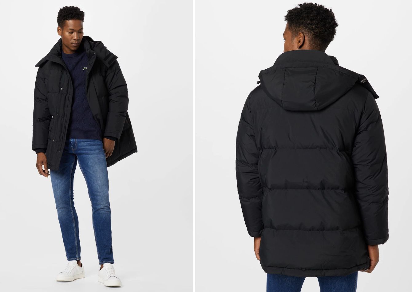 Lacoste Winter Steppmantel in Restgrößen für 279€ (statt 360€)