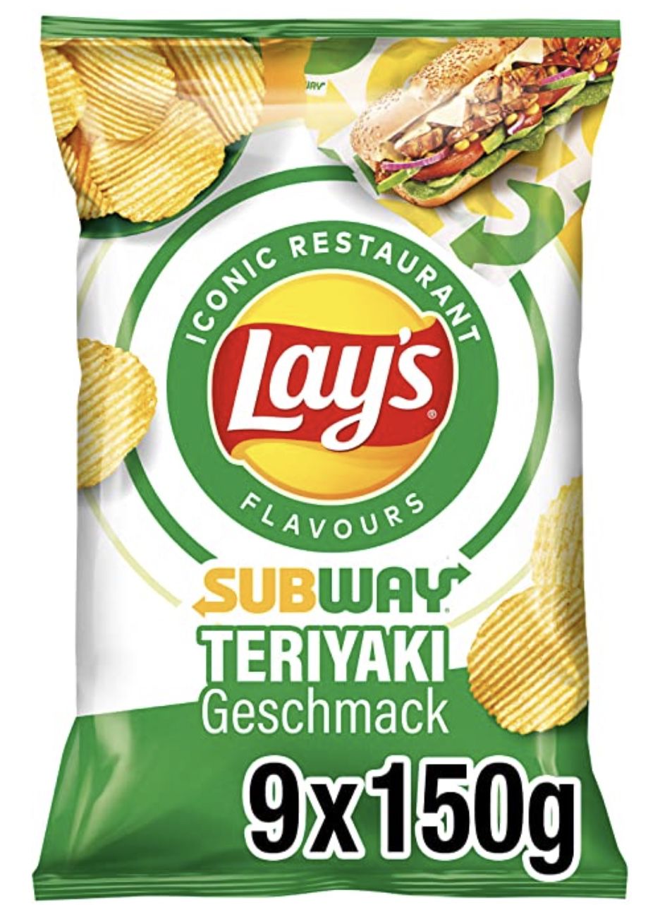 9x Lays Subway Chicken Terriyaki für 13,43€ (statt 18€)