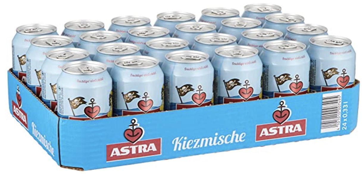 24x Astra Kiezmische fruchtig trübes Alster Radler für 11,21€ (statt 15€)