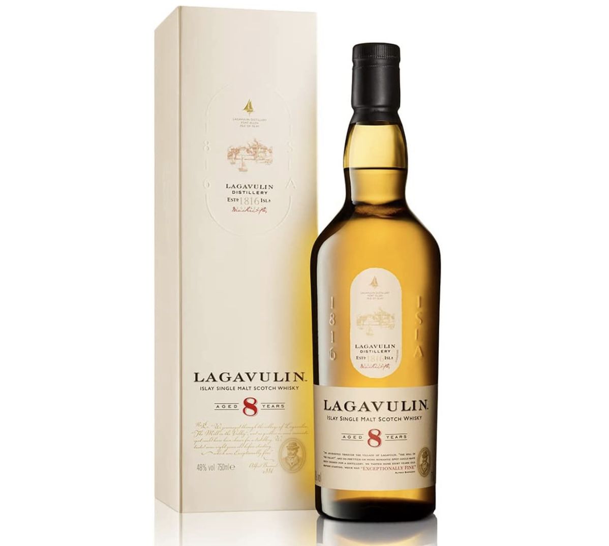 Lagavulin 8 Jahre Single Malt Scotch Whisky für 33,99€ (statt 45€)