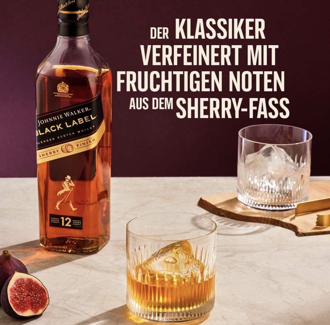 Johnnie Walker Black Label Sherry Finish für 20,69€ (statt 27€)   Sparabo