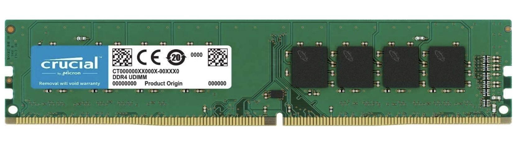 Crucial RAM CT8G4DFRA32A 8GB DDR4 3200MHz CL22 Desktop Arbeitsspeicher für 15,49€ (statt 28€)