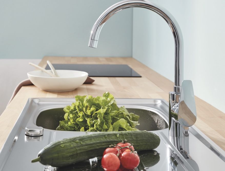 GROHE 31369001   Start Edge Einhand Spültischbatterie DN 15 chrom für 54,90€ (statt 80€)