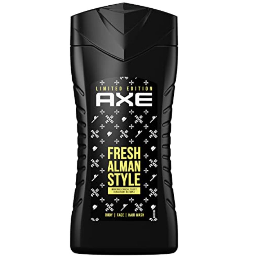 Axe 3 in 1 Duschgel & Shampoo Fresh Alman Style für 1€   Prime