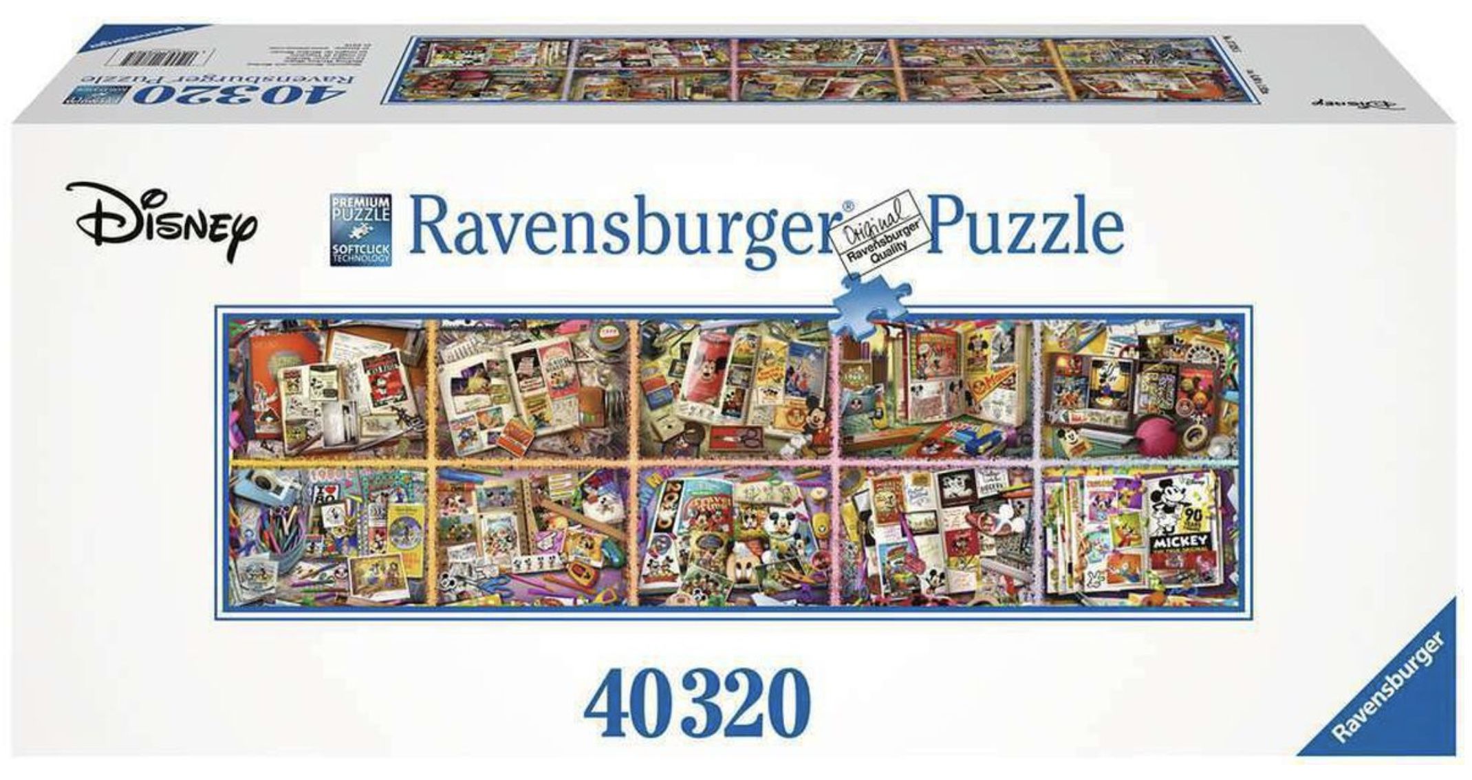 Ra­vens­bur­ger Puzzle Mickeys 90. Geburtstag mit über 40.000 Teilen für 299,99€ (statt 347€)