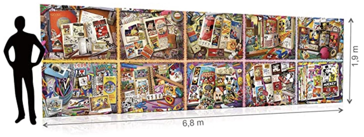 Ra­vens­bur­ger Puzzle Mickeys 90. Geburtstag mit über 40.000 Teilen für 299,99€ (statt 347€)