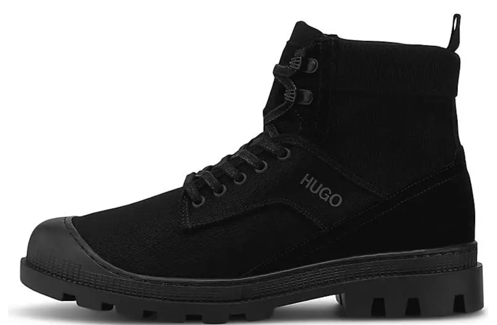 Hugo Schnür Boots Bustler in Schwarz für 69,65€ (statt 113€)