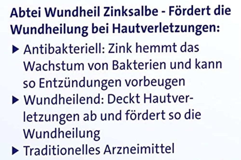 Abtei Wundheil Zinksalbe für 2,35€ (statt 3,29€)   Prime Sparabo