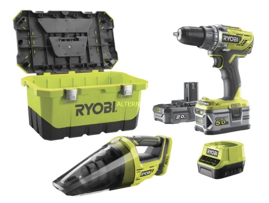 Ryobi ONE+ Akku Bohrschrauber + Handsauger für 156,89€ (statt 179€)