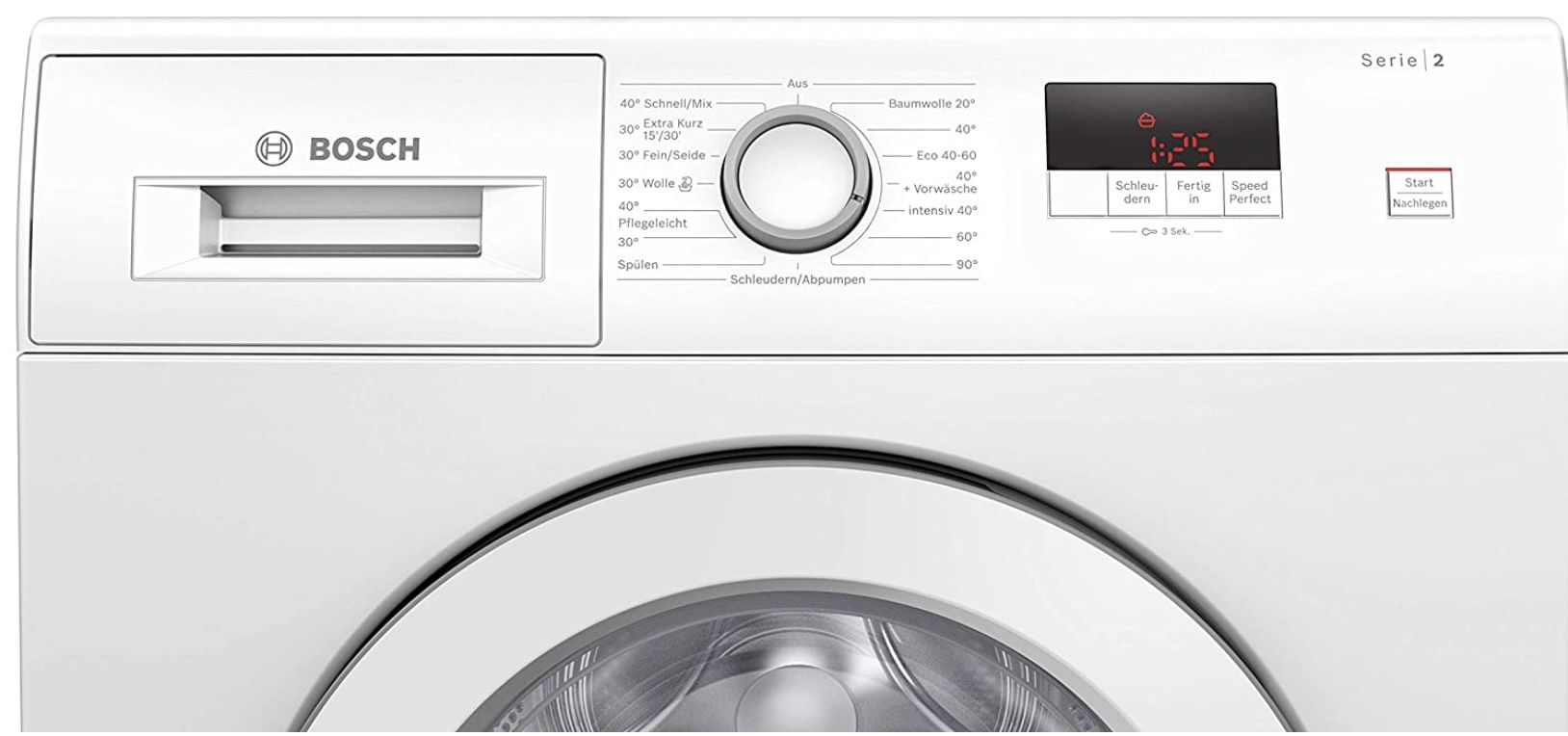 Bosch WAJ28022 7kg Waschmaschine mit 1400 UpM für 329€ (statt 380€)