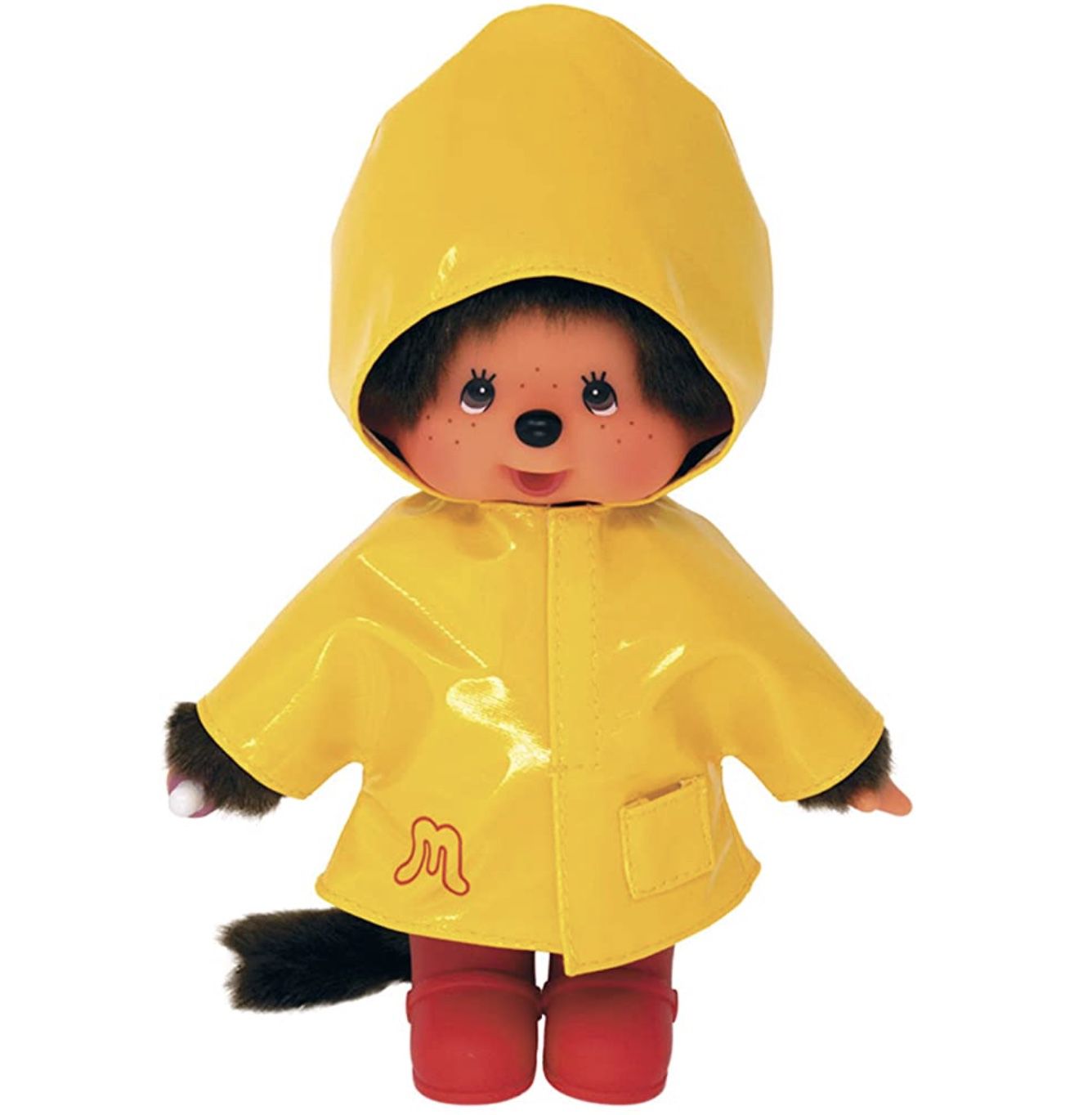 Monchhichi mit gelbem Regenmantel 20 cm für 21,43€ (statt 32€)   Prime