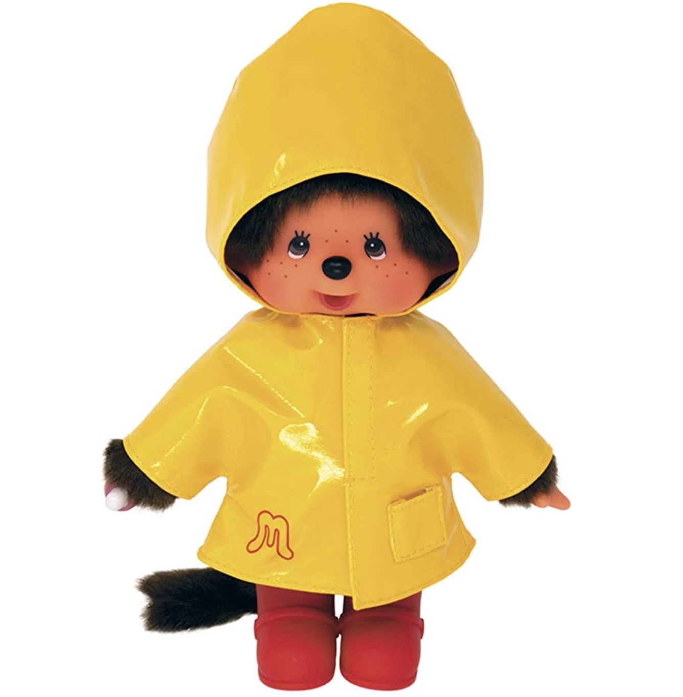 Monchhichi mit gelbem Regenmantel 20 cm für 21,43€ (statt 32€)   Prime