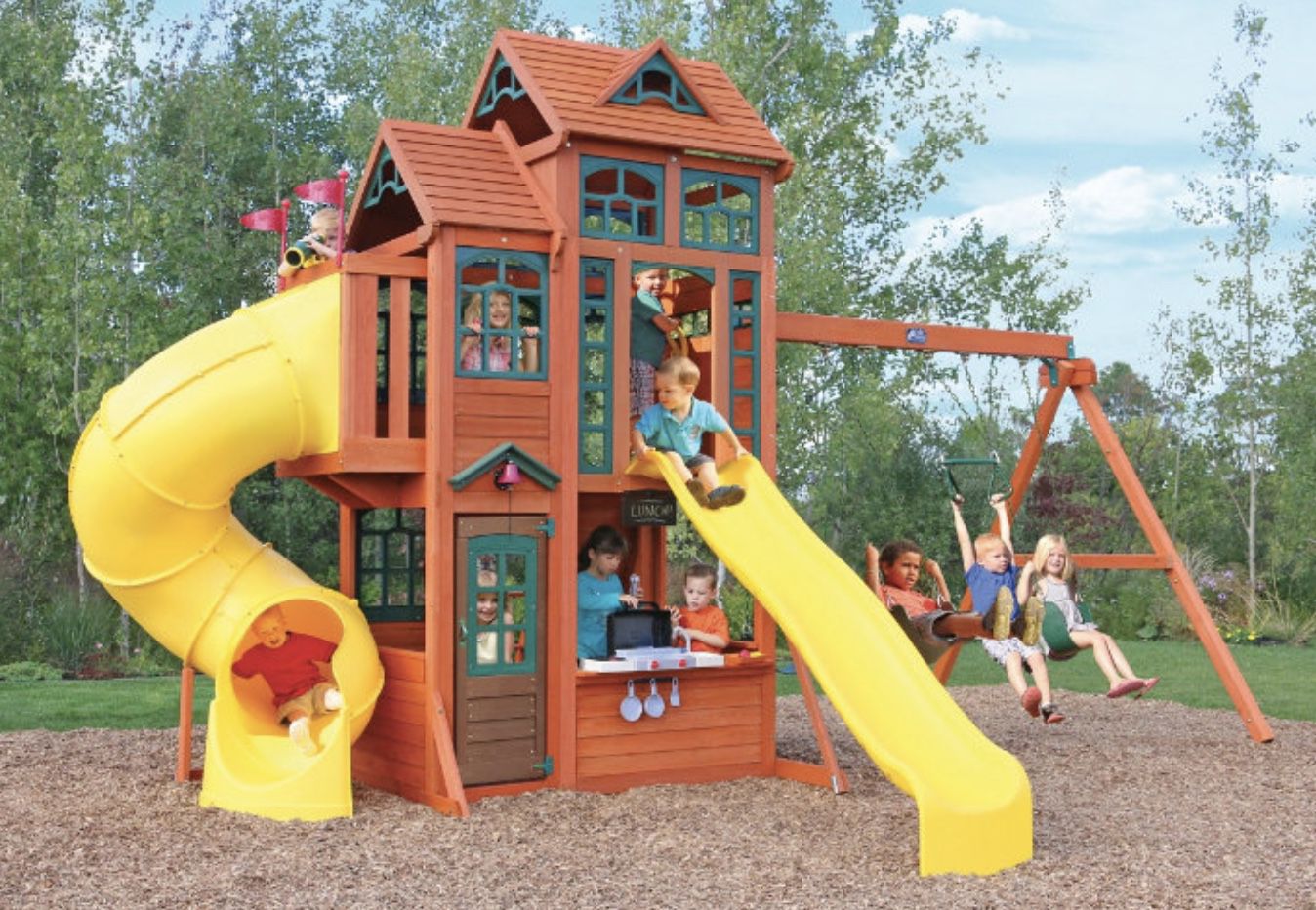 Kidkraft Canyon Ridge Holz Klettergerüst für 1.799,99€ (statt 2.240€)