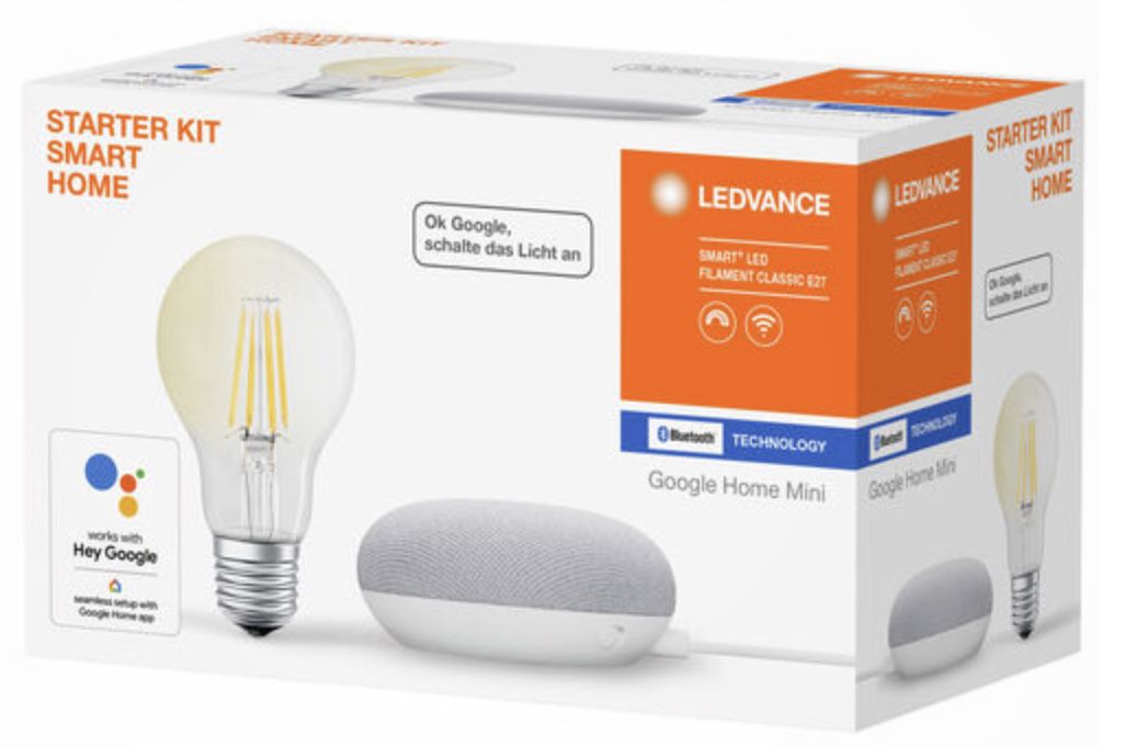 Ledvance Starter Kit Google Home Smart+ ab 16,99€ (statt 33€)