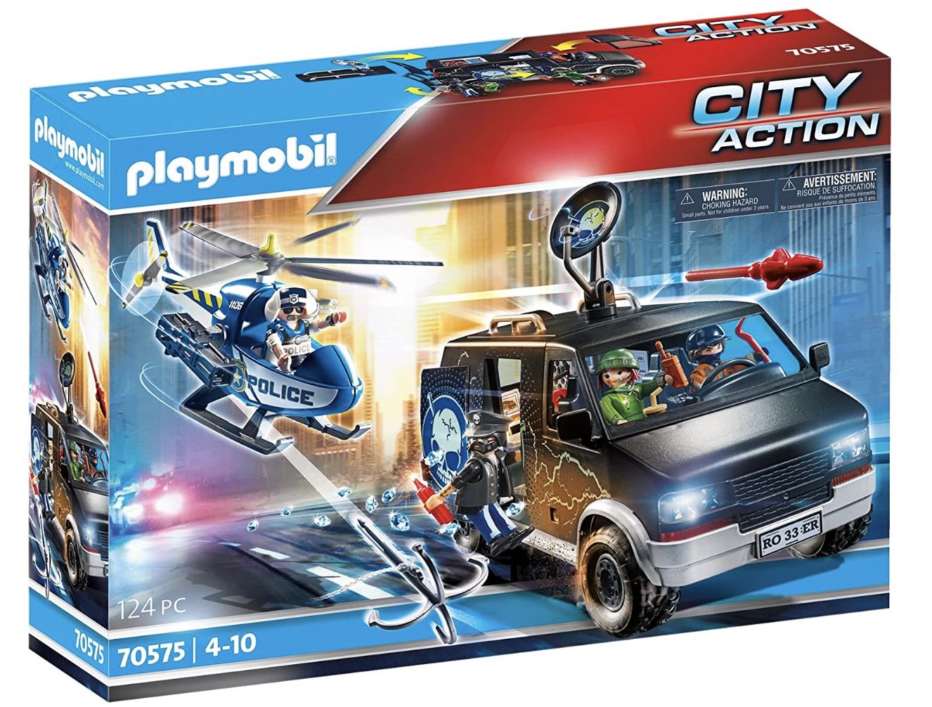 PLAYMOBIL City Action 70575   Polizei Helikopter für 29,99€ (statt 35€)