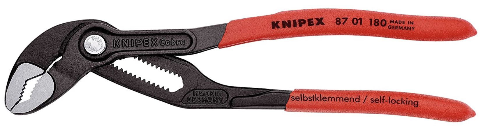 KNIPEX Cobra 180mm Hightech Wasserpumpenzange für 17€ (statt 20€)