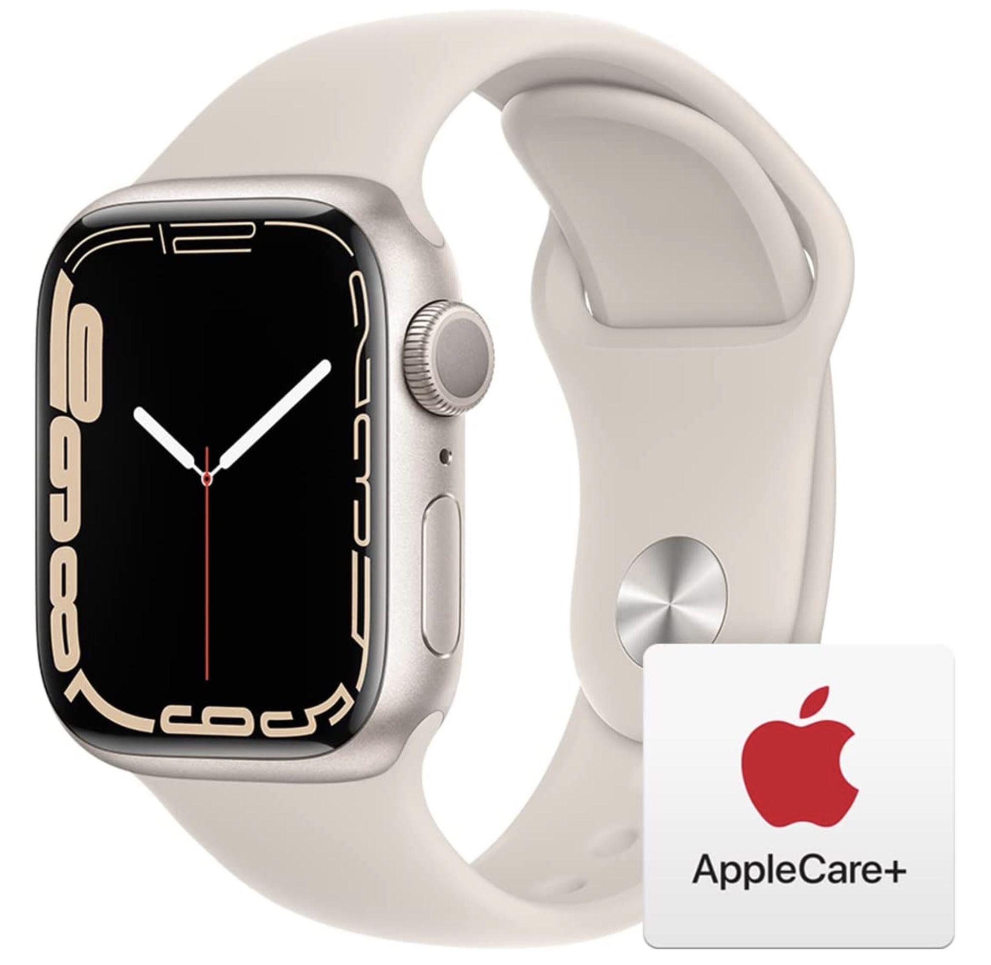 Apple Watch Series 7 GPS 41mm Aluminium mit Sportarmband inkl. AppleCare+ für 389€ (statt 478€)