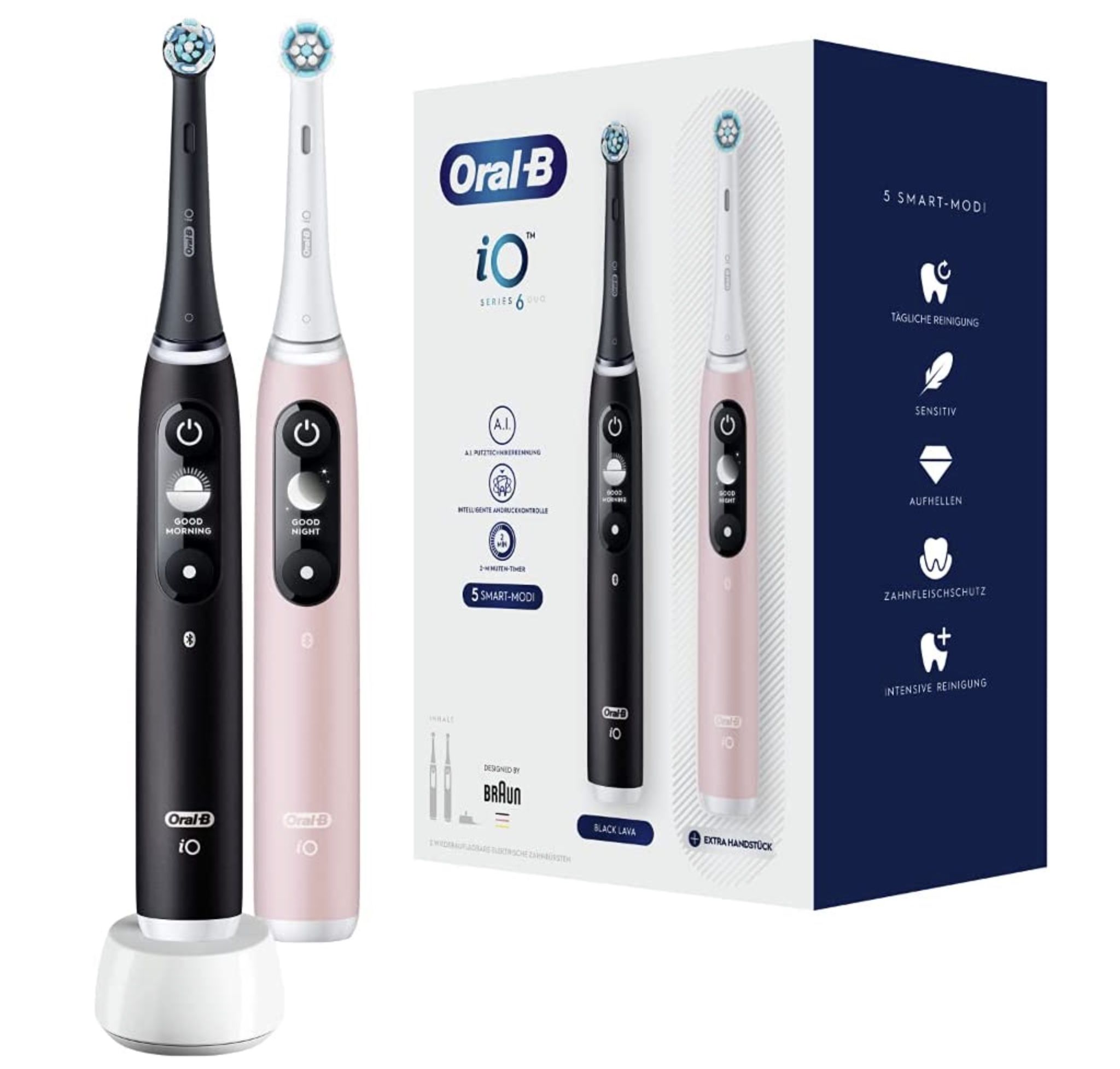 2 x Oral B iO Series 6 Zahnbürste für 129,99€ (statt 158€)