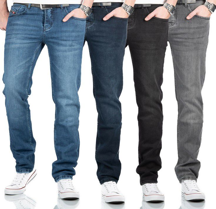 A. Salvarini Herren Jeans Regular Fit Stretch für je 29,90€ (statt 39€)