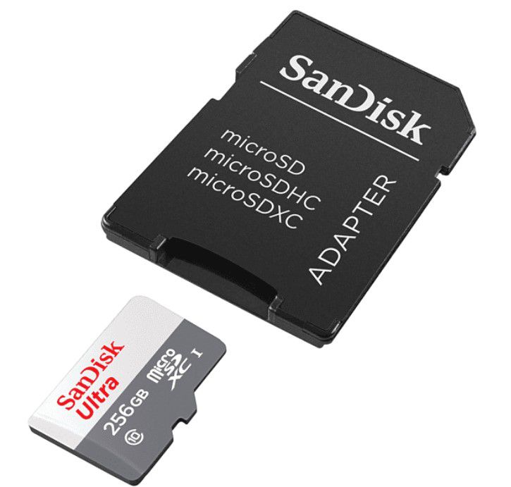 SanDisk Ultra MicroSDXC Speicherkarte 256GB + 64GB für 25€ (statt 42€)