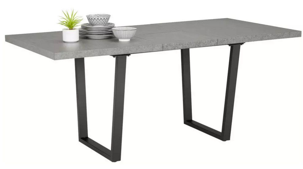 modern living grauer Ausziehtisch max 180cm ab 199€ (statt 349€)