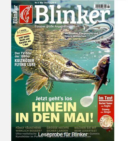 12 Ausgaben vom Blinker im Abo für 84€ + Prämie: 65€ Amazon Gutschein oder 60€ Scheck
