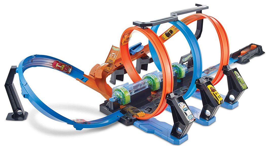 Hot Wheels FTB65   ​Korkenzieher Crash Trackset für 56,49€ (statt 71€)