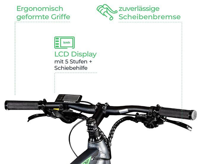 Zündapp MTB Z808 Herren E Bike 27,5 Zoll für 993,94€ (statt 1.199€)