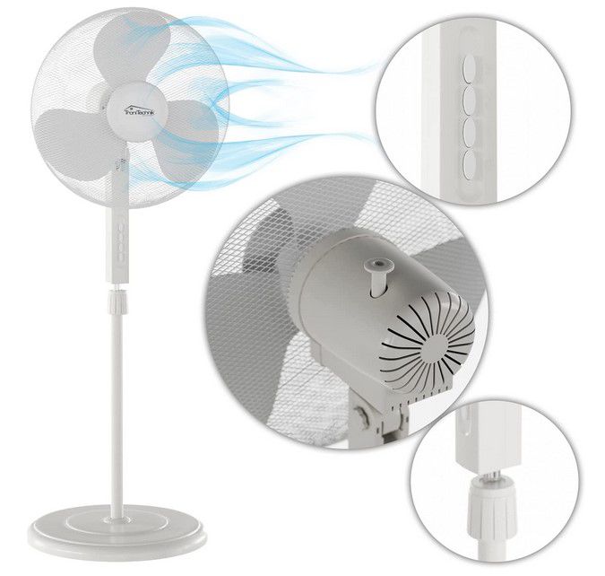 TroniTechnik SV02 Standventilator 40cm inkl. Oszillation für 17,99€ (statt 22€)