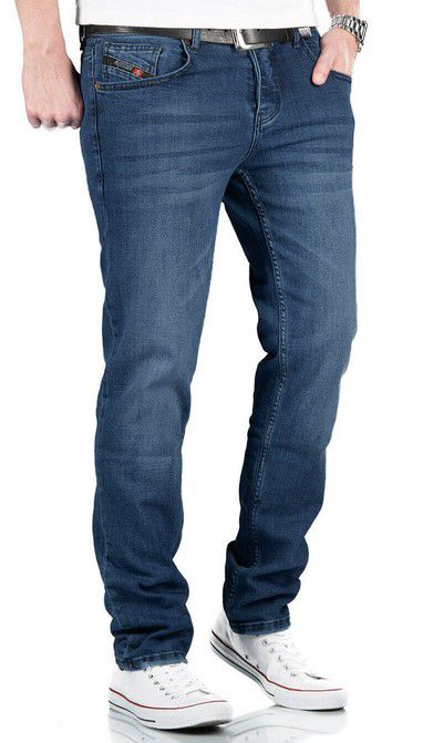 A. Salvarini Herren Jeans Regular Fit Stretch für je 29,90€ (statt 39€)