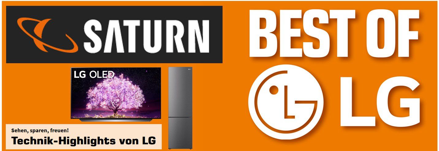 Saturn Best of LG: z.B. LG 65UQ91009LA UHD TV 65 Zoll LG ThinQ ab 899€ (statt 1.179€)