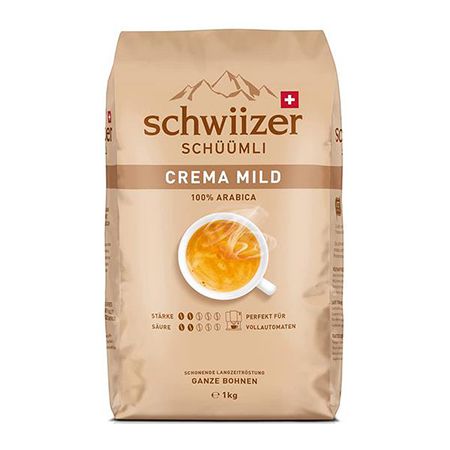 ☕ Schwiizer Schüümli Mild Ganze Kaffeebohnen 1kg ab 15,83€ (statt 22€)