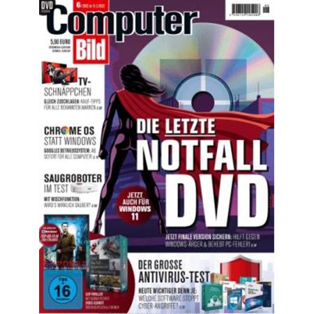 26 Ausgaben Computer Bild mit DVD für 165,10€ + Prämie: 123€ V-Scheck