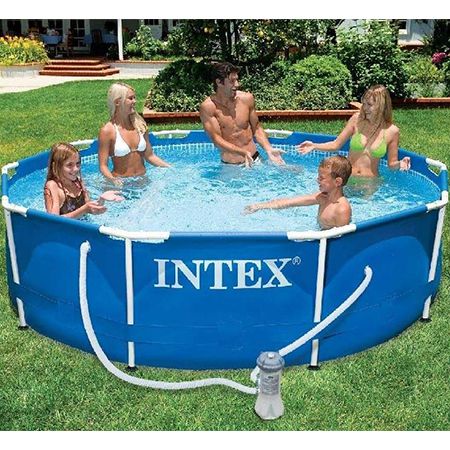 Intex 28202GN Metal Frame Pool 305 x 76 cm mit Filterpumpe für 66,90€ (statt 90€)