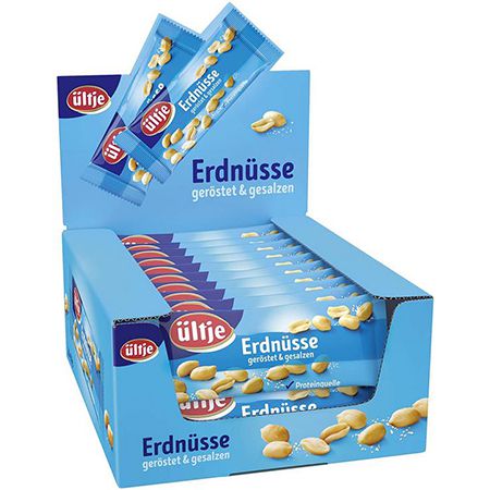 🥜 20er Pack ültje Erdnüsse Riegelbeutel geröstet & gesalzen 20 x 50g ab 11,81€ (statt 17€)