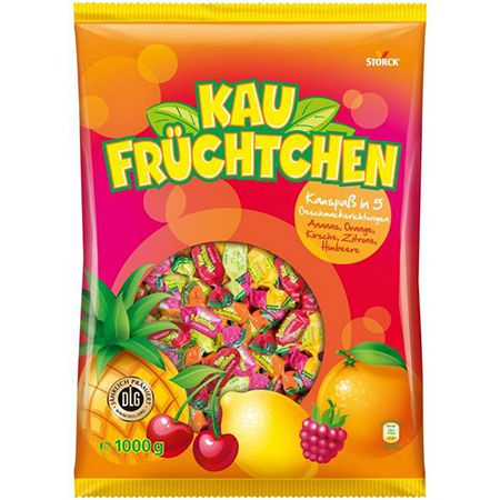 🍬 1Kg Storck Kaufrüchtchen Kaubonbons für 4,44€ (statt 8€)
